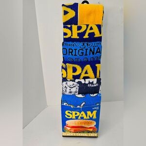 Mens 6pair SPAM Novelty Crew Socks